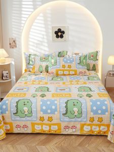 Pure Cotton Cartoon Rainbow Bed Sheet Single Piece Childrens Duvet Cover 160x230 Cartoon Print Bedding Set Quality Assurance
