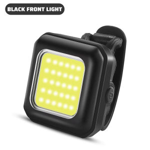Waterproof Mini Cycling Front/Rear Light Rechargeable LED Flashlight Portable Ultralight Bicycle Warning Taillight Hiking