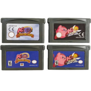 Bandai | Kirby 32-Bit Video Game GBA Game Cartridge Console Card Amazing Mirror Nightmare in Dream Land for GBA NDS