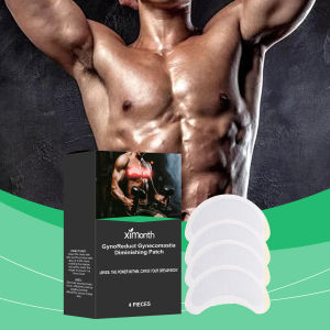ximonth | Gynecomastia Reduction Patch Chest Fat Burning Anti Cellulite Strengthen Muscle Shaping Fitness Sweatproof Man Breast Firm Patch