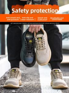 Anti-Slip Safety Shoes With Steel Toe Protection