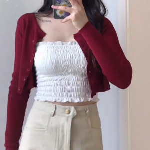 [Sỉ lẻ] Áo Bra CROPTOP NHÚN QUAI CÓ THỂ ĐIỀU CHỈNH có mút ngực cá tính Hot trend co giãn Nhiều màu lựa chọn NOISOCKS