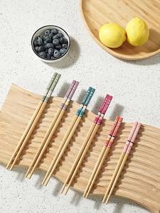 Cute Personalized Bamboo Family Chopsticks
