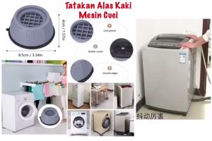 Tatakan Anti Getar dan Slip Mesin Cuci Portable - Warna Dark Grey - Aksesori Laundry