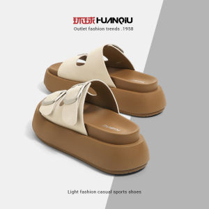 Universal Birken Womens Slippers 2025 New Spring Autumn Fashion Soft Bottom Thick Heel Summer Heightening Shoes Casual Style round Head