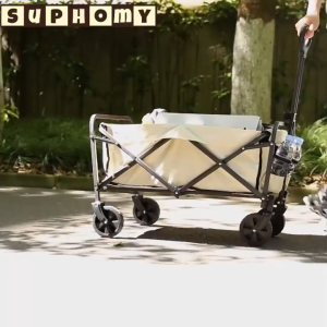 Foldable Wagon Cart Camping Trolley Outdoor trolley Shopping cart Wagon trolley Utility Garden Cart Portable Trolley
