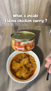 【Halal】El-Dina Kari Ayam Tanpa Tulang l Boneless Curry Chicken 300g Ready to Eat
