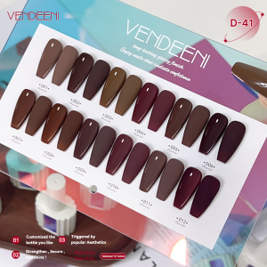 Vendeeni12color Solid Series Gel Polish Set Art Product Professional Uv Nail Polish Nail Salon Hema TPO Free Gel Polish Supplies