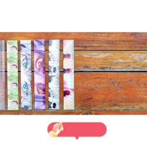 Paw Patrol | Cute PAW Patrol Acrylic Drawing Ruler 20cm Creative Stationery Tool for Kids Transparent Cartoon School Measurement Supply