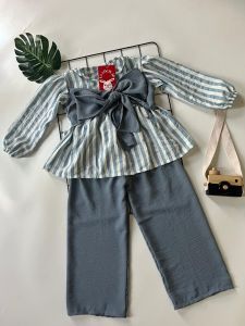 "NCC" Setelan Panjang anak Perempuan KEJORA Oneset Baju Crincle anak Cewek Usia 1-5 tahun Murah