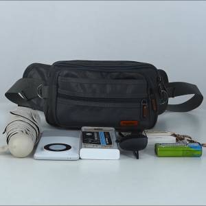 MENSPE Fashion Waist Bag Multifunctional Chest Bag Mens Waterproof Sports Bag Large Capacity Casual Bag Outdoor Fitness Bag Travel Bag Business Bag