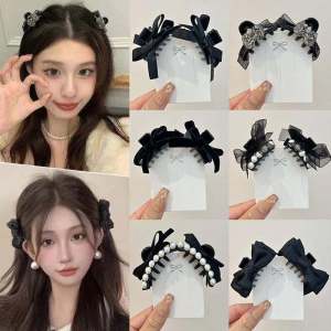 Princess Style Butterfly Knot Hair Clip & Sweet Small Gripper: 2024 New Fresh Korean Fashion Hair Accessories