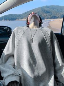 Áo Nỉ Dài Tay Rộng Rãi Phong Cách Mỹ Cổ Điển Dành Cho Nam Và Nữ Mùa Xuân Thu Mới Đa Năng Thoải Mái Dài Tay Áo Nỉ