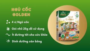 Ngũ Cốc Golden (Variety Pack) Xuân An [ít đường] Hộp 400G {25g*16 gói}