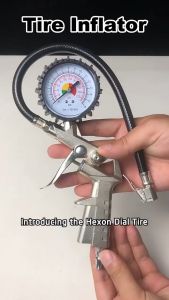 25/D Digital Inflator and Gauge Kit Tool Tire Pressure Air Inflator Gun Motorcycle Car/Pam Isi Angin Tayar Travel