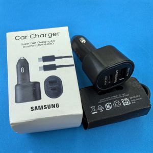 Samsung | 60W Samsung USB Type C Car Charger PD Super Charging Galaxy S26 S25 S24 S23 Ultra A55 F55 A36 45W/15W Dual Ports Charger In Car