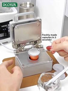 DIY Nespresso Coffee Capsule Aluminum Foil Shell Sealing Machine Heat Seal Film Compatible with Xiaomi S1 Thinker