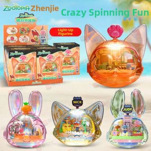 KADONLE | Rotating Magnetic Toy Figurine Zootopia Scene