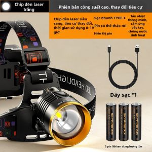 SKY FIRE | Đèn Đội Đầu Cảm Biến Chuyển Động Siêu Sáng Sạc Được