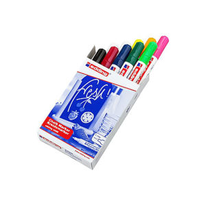 Edding 4095 Marker Pen Glass Whiteboard Graffiti Erasable Pen Blackboard Poster Liquid Chalk Christmas Atmosphere Water-Based Pen