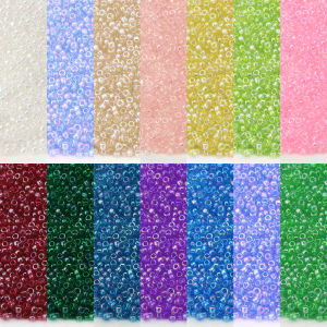 10/50g 2mm Pony Beads Glass Rice Beads Czech Crystal Seed Beads Loose Spacer Beads For DIY Jewelry Making Accessories