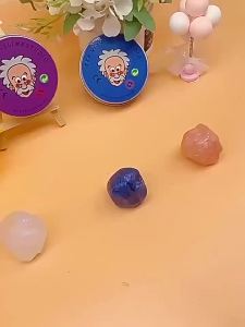 Schylling | Lab Putty Crystal Clear Glass Best Thinking Smart Crazy Stress Putty with Tin Sensory & Bouncing Toy Stress Relief Toy Blind Box