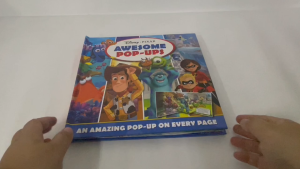 Disney Pixar Awesome Pop-Ups Interactive Story Book For Kids