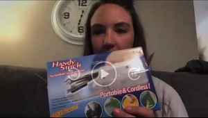 Automatic Sewing Machine!Household Portable Mini Handheld Electric Sewing Machine Quick Handy Stitch Sew Needlework Cordless Clothes Fabrics