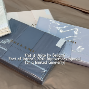 Bellami I 20th Anniversary I Unito Stitch Crosses I Egpytian cotton I 1100TC I Queen I King I Bed Sheet Set