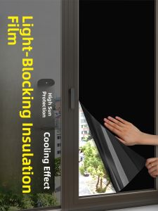 Heat Insulation Sunscreen UV Protection Glass Film Balcony Window Shade Sun Blocking Sticker Home Decorations Pet Material