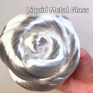 DIANSHIFANG | Anti-Stress Therapeutic Non-Newtonian Fluid Metallic Feel Formaldehyde-Free Silicone Slime