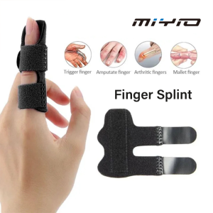 MIYIO 1PCS Finger Splint Adjustable Finger Brace Thumb Splint Finger Knuckle Immobilization for Pain Relief Sport Pain Relief