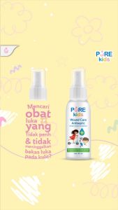 Purekids Wound Care Antiseptic Pure Kids Penangan Pertama pada Luka P3K