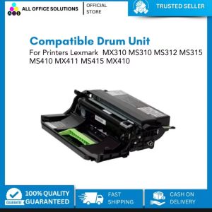 AOS Compatible Lexmark Drum Unit for Printers Lexmark MX310 MS310 MS312 MS315 MS410 MX411 MS415 MX410 MX510 MX511 Lexmark MS510/ MX310 410- 50F0Z00 Black Imaging Unit