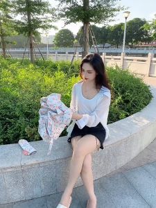 ✨ร่มดอกไม้ร่มอัตโนมัติสีครีมกันแดด ร่มน่ารัก ร่มสวยๆ ร่มกันฝน ร่มกัน UV ร่มออโต้ ร่มคุณภาพดี ✨