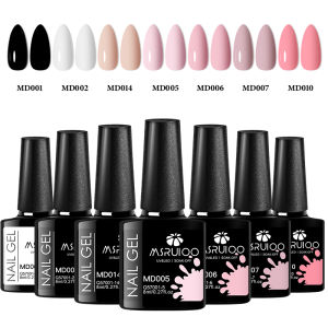 MSRUIOO 7 Cái/bộ UV/LED Nail Art Gel Bộ Dụng Cụ Làm Móng Tay Bán Vĩnh Viễn DIY Thiết Kế Sơn Bóng Cho Tất Cả Các Mùa Trang Trí Móng Tay 8ml