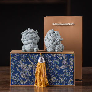 Đồ Trang Trí Nhà Đồ Trang Trí Nội Thất Hương Liệu Tượng Phong Thủy Xi Wang Thủ Công Đá Trang Trí Bàn Trà Quà Tặng Trung Tính