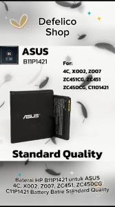 Baterai HP Asus Zenfone 4C Batre Zenfone C Z007 ZC451CG X002 Batrai B11P1421