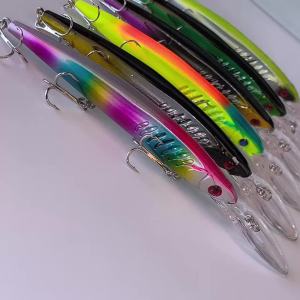 PROBEROS 15cm 12g Mồi Câu Cá Minnow Cỡ Lớn Mồi Giả Cứng Có 3 Móc Câu Sắc Bén Dùng Cho Câu Cá Ở Biển Sông Hồ.