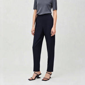 AMII | Summer New Style Commuter and Workwear Sash Tied Tapered Pants