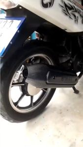 PROSPEED ท่อผ่า MIO ตัวเก่า FINO ตัวเก่า + กันร้อนเดิม (ใน+นอก) 3620-230-ZBLS + น๊อตกันร้อนเลส 2 ตัว + ฟรีพวงกุญแจ 1 อัน