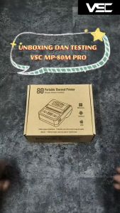 Vsc Mp-80M Pro Printer Bluetooth Portable Thermal Baterai Kasir/Ppob 58Mm