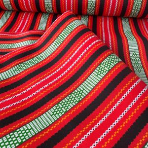 Katutubo | Igorot Print Design Cotton Fabric Textile Tela 36” width by Telamaestra (continous/uncut) per yard