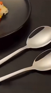 MD-C1425 Sendok Korea Stainless Steel Ala Korean Style / Alat Makan Aesthetic Korean Spoon Fork