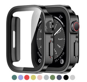 เคสป้องกันรอยขีดข่วนขอบตรงบางเฉียบยาก PC ขนาด: 45x41x44x40mm ฝาก 44mm ฝาครอบป้องกันสำหรับ IWatch แอปเปิล