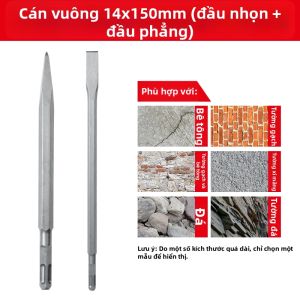 Mũi Khoan Lục Giác Đục Vát Phẳng