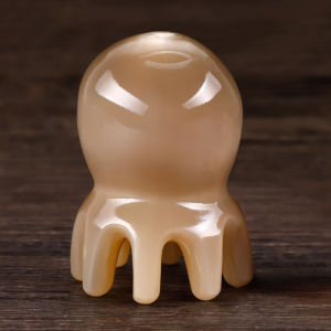 Dụng Cụ Mát-xa Đầu Octopus Eight-Armed Fish Cọ Mát-xa Đầu Hình Con Ong Bằng Sừng Bò Dùng Tại Nhà Thiết Bị Chăm Sóc Cá Nhân