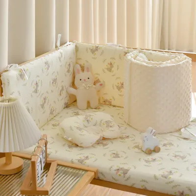 ANYOUBI | Impact Cushioning One-piece Cotton Bed Guard for Babies and Children