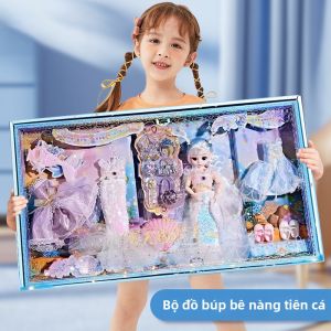 Ariel Mermaid Elsa Princess Dress Up Large Doll