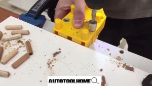 JIG DOWEL SET MATA BOR STOPPER ALAT PELUBANG 6/8/10MM PENYAMBUNG KAYU PAPAN PLYWOOD DRILL